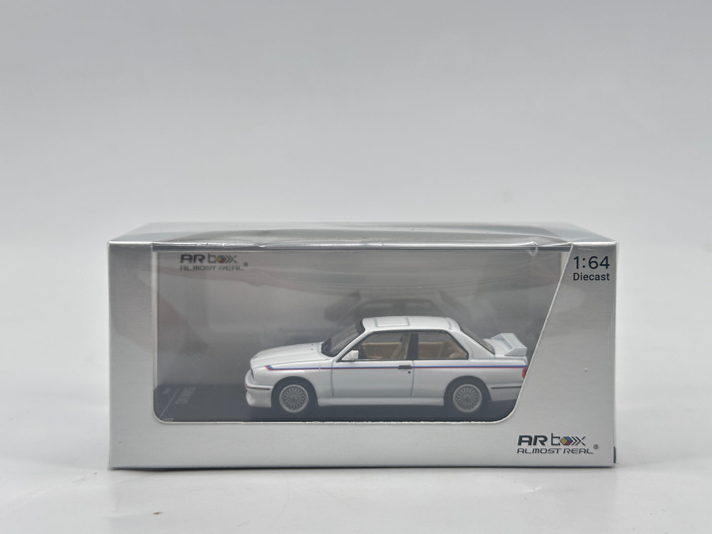 Almost Real 1/64 BMW M3 (E30) White Alloy Car Model 630102001