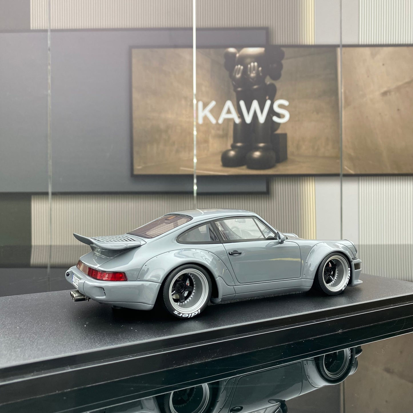 GT Spirit 1/18 Porsche JONSIBAL gray resin simulation car model