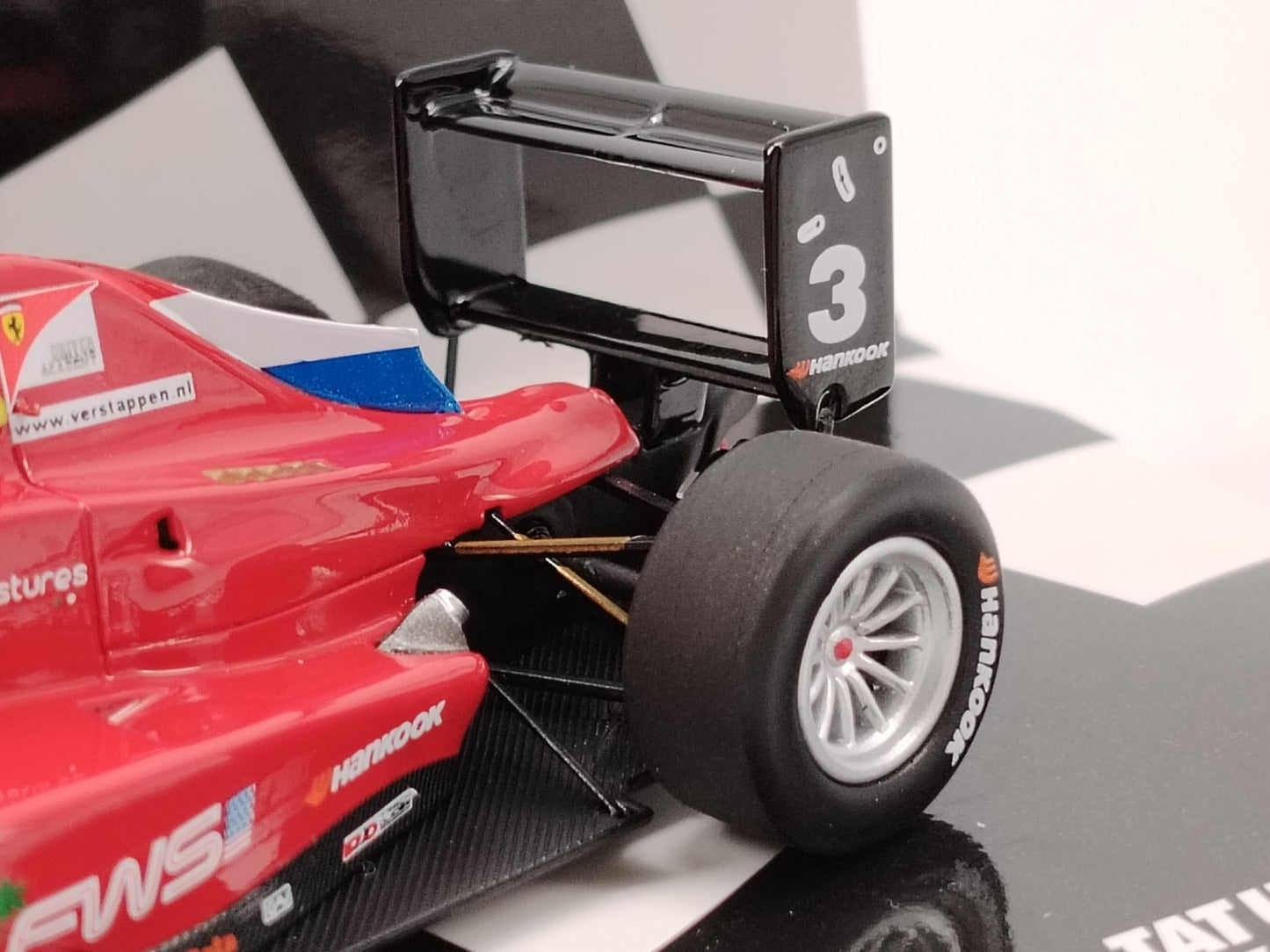 MINICHAMPS 1/43 TATUUS FA010B - RACE FLORIDA Red Alloy Model Car