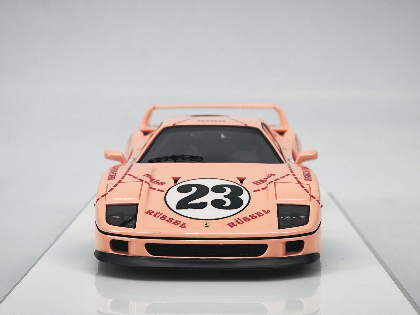 SCM 1/43 Ferrari F40 JPS Black Gold Paint Resin Model Car
