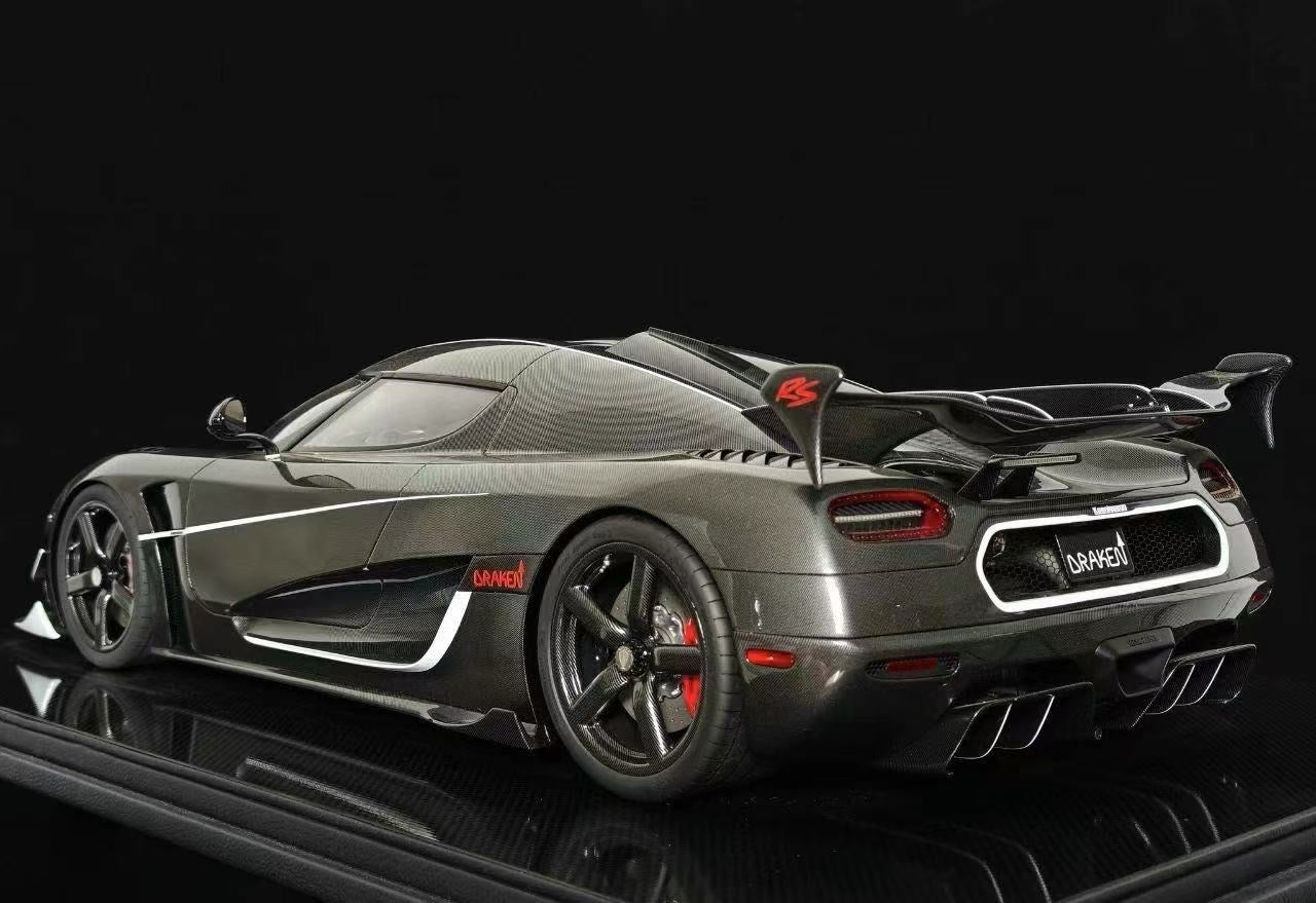 FRONTIART 1/8 Koenigsegg Agera RS Draken Limited Edition Simulation Model Car