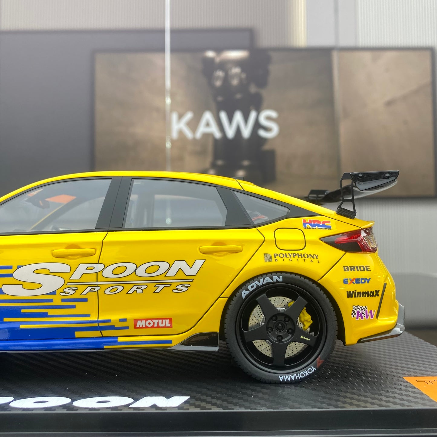 Peako 1/18 Honda Civic Type R FL5 Spoon resin car model for gift giving