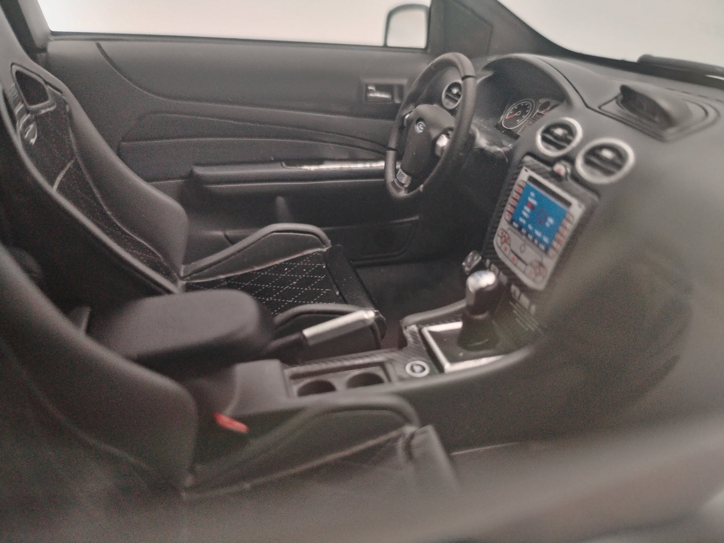 OTTO 1/18 Ford FOCUS MK2 RS LE MANS Blue Simulation Car Model