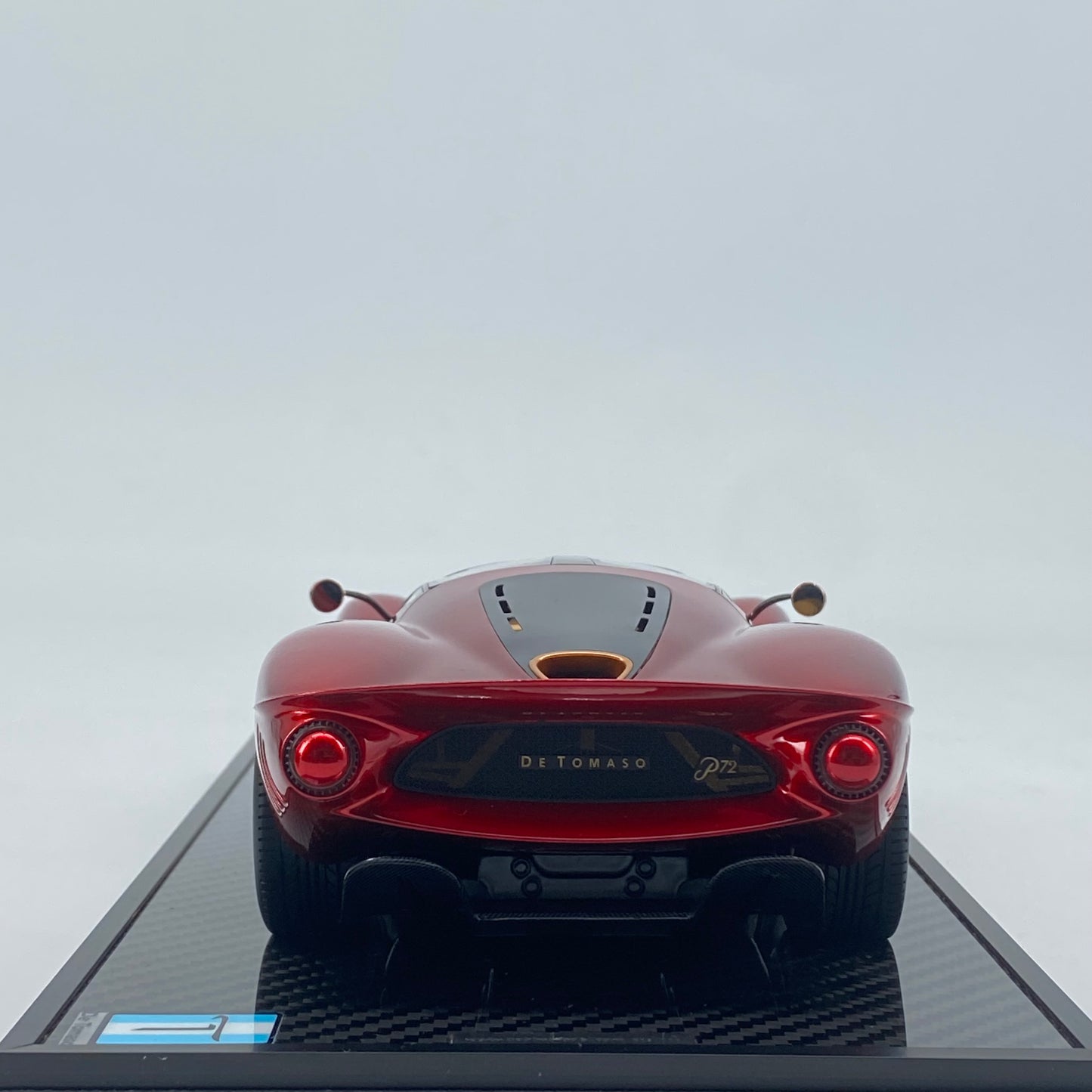 PEAKO 1/18 DE Tomaso P72 Metallic Red Limited Edition Car Model