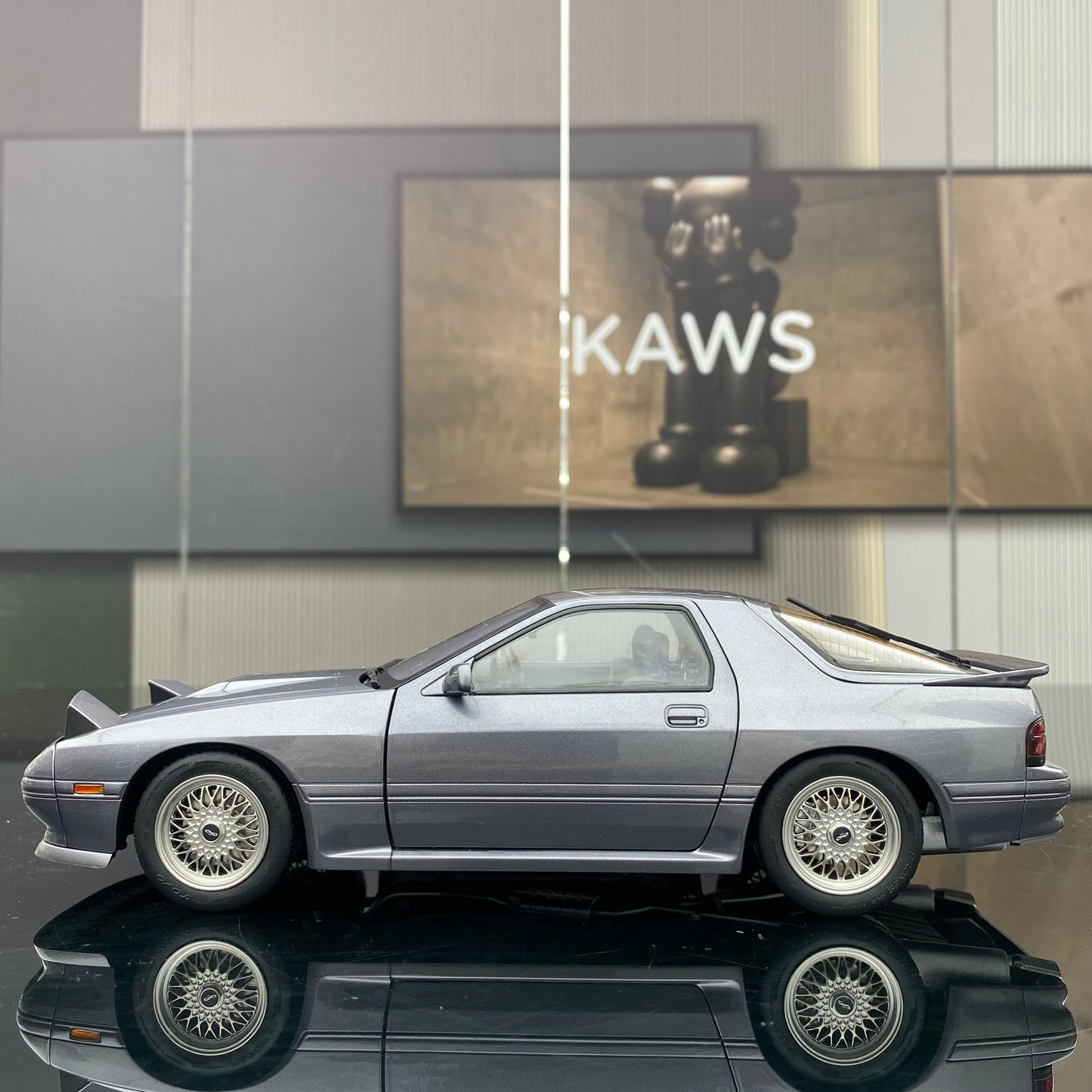 WHELART 1/18 Mazda RX7 FC3S alloy simulation car model HEC exhibition version