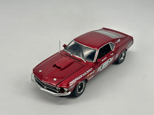 ACME 1/18 Ford Mustang BOSS 429 Red Paint Die Cast Car Model