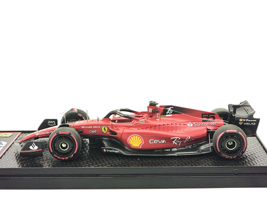 BBR 1/43 Ferrari SF-75 Bahrain Station Simulation Car Model BBRC275BCH