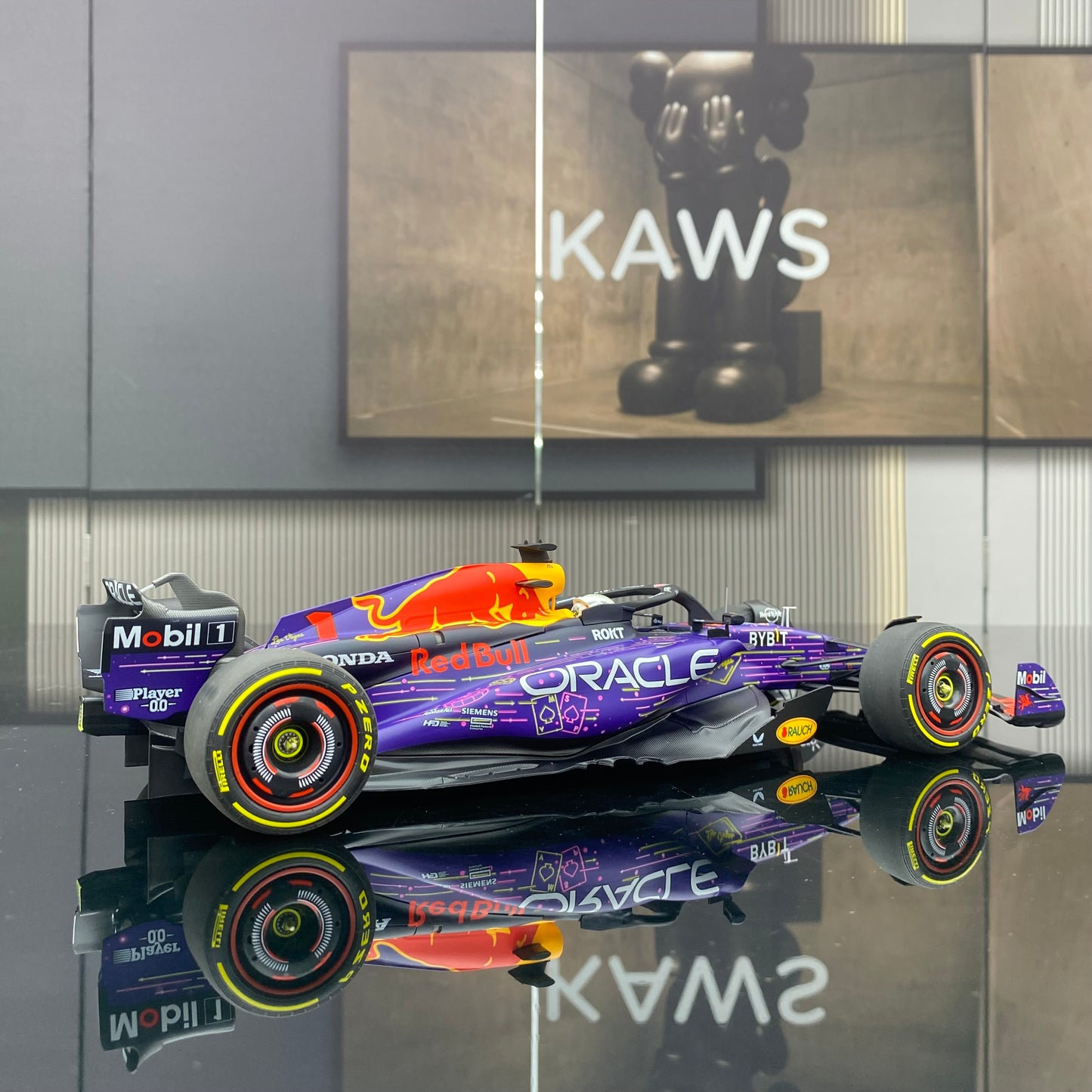 MINICHAMPS 1/18 ORACLE RED CULL RACING RB19 MAX VERSTAPPEN GANADOR DEL GP DE LAS VEGAS 2023