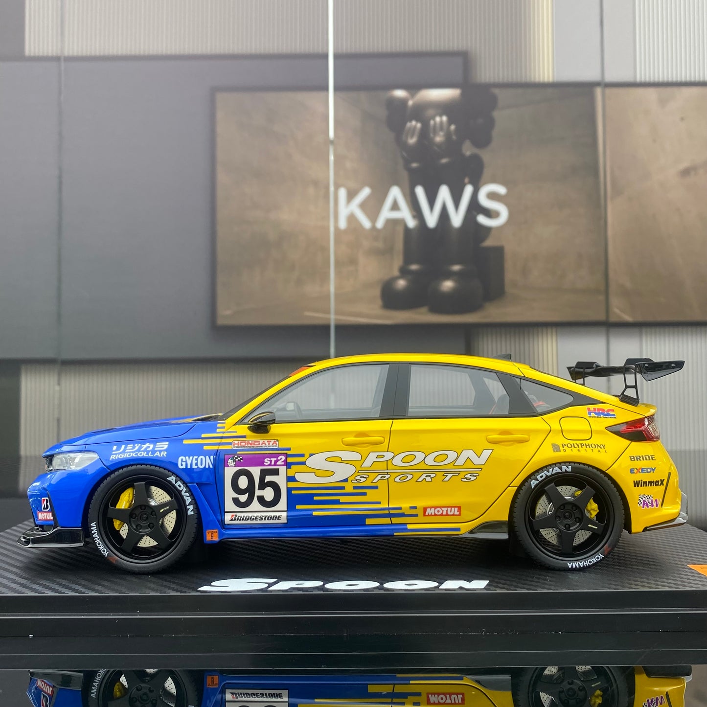 Peako 1/18 Honda Civic Type R FL5 Spoon resin car model for gift giving