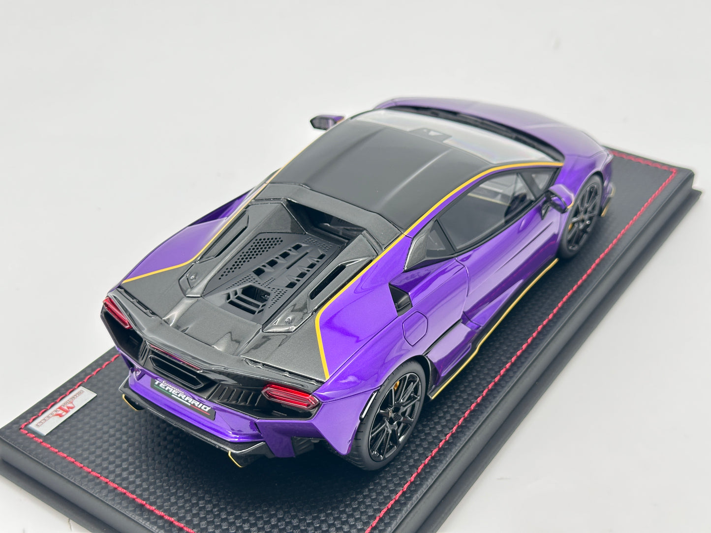 MR 1/18 Lamborghini New Calf Temerario AP Kit Version Parrot Purple Limited Model LAMBO062F