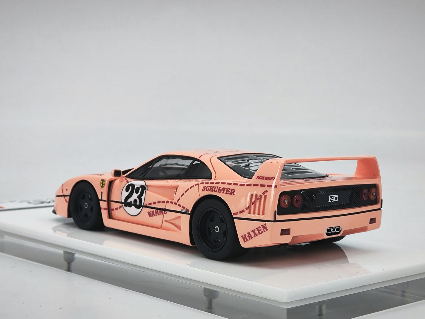 SCM 1/43 Ferrari F40 JPS Black Gold Paint Resin Model Car