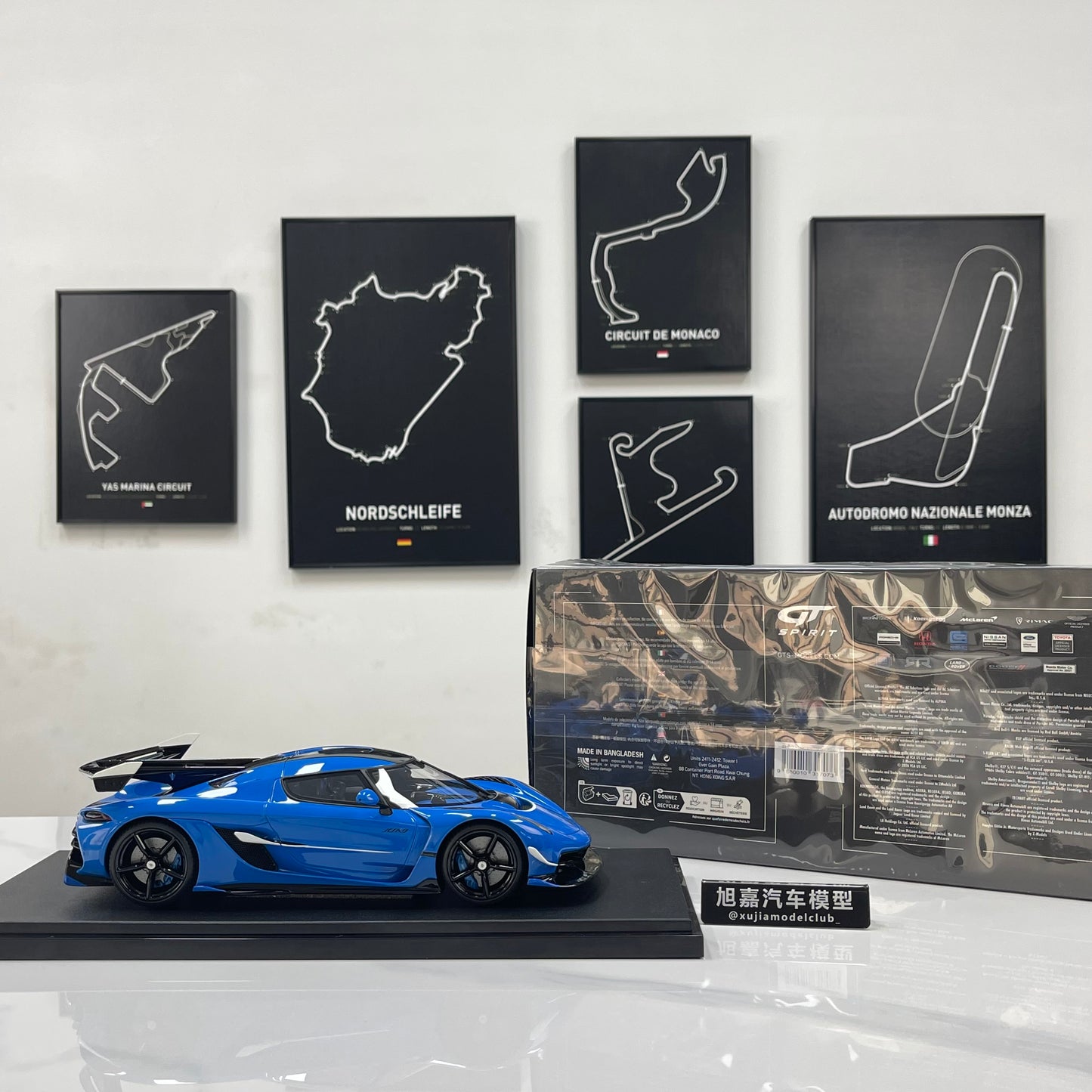 GT Spirit 1/18 Koenigsegg Jesko Blue GT1002