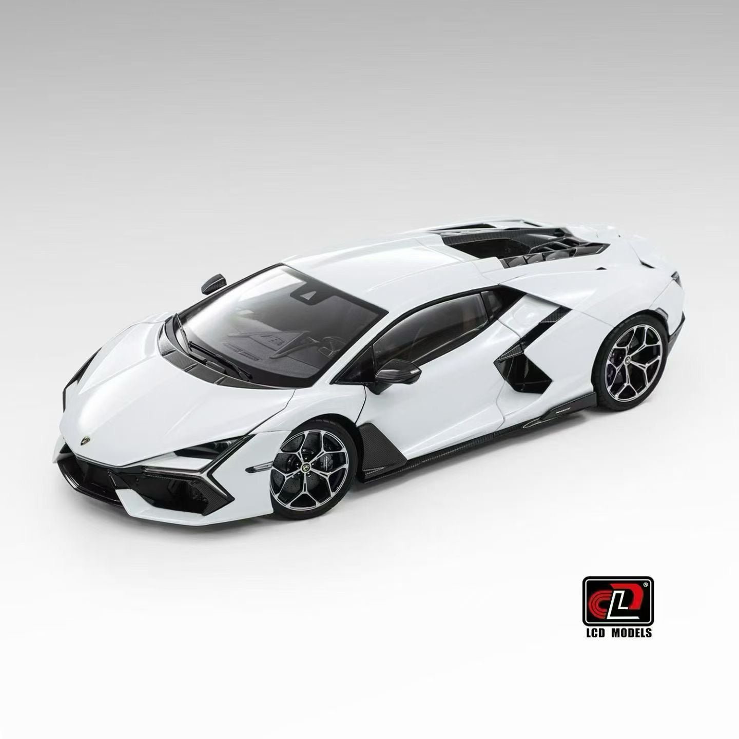 LCD 1/18 Lamborghini Revuelto, the new generation Aventador, alloy full-opening