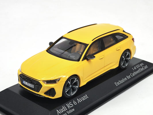 MINICHAMPS 1/43 Audi RS6 Alloy Enclosed Car Model Ornaments