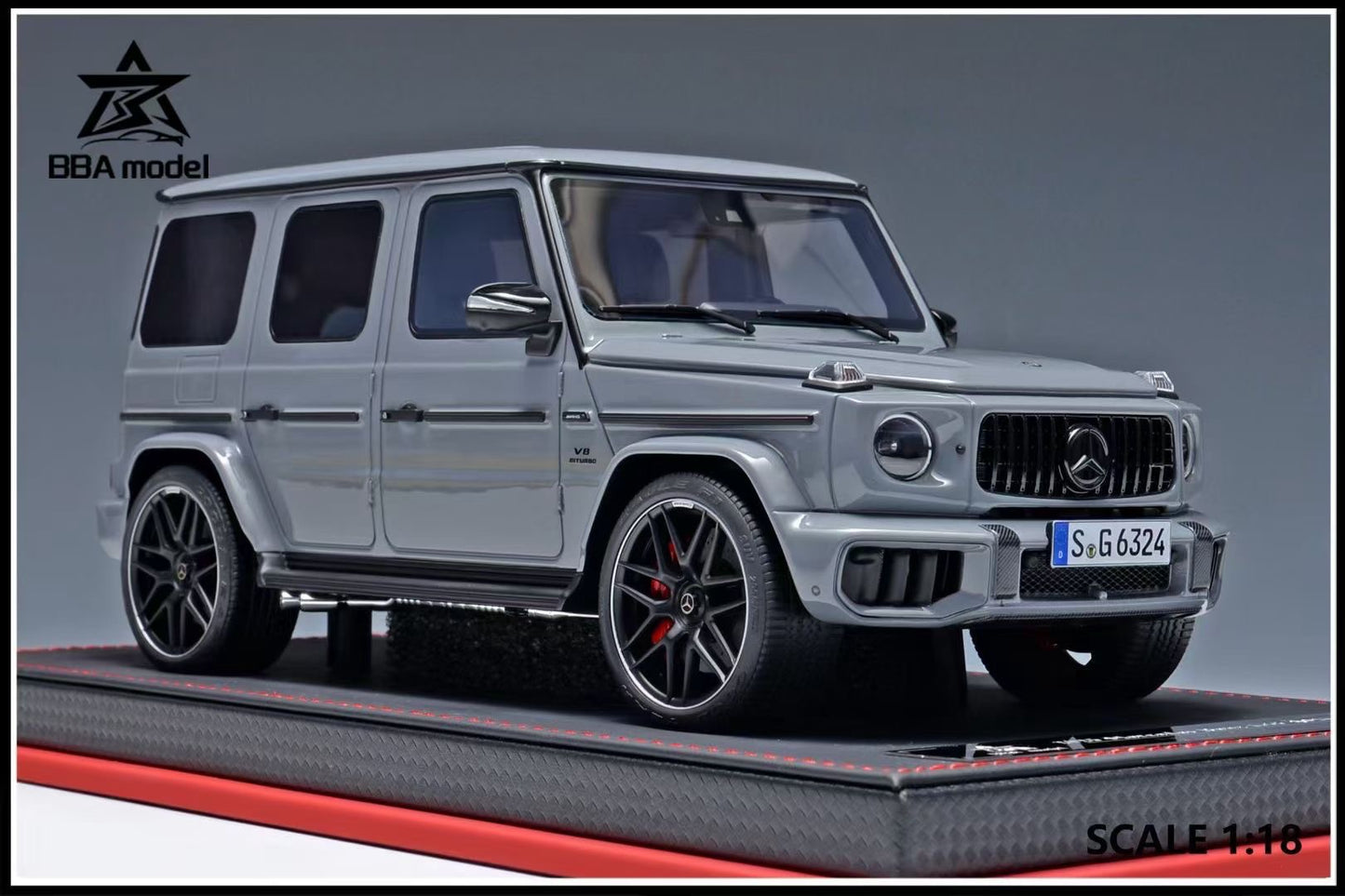 BBA model 1/18 2025 Mercedes-Benz-G63 AMG limited edition resin car model