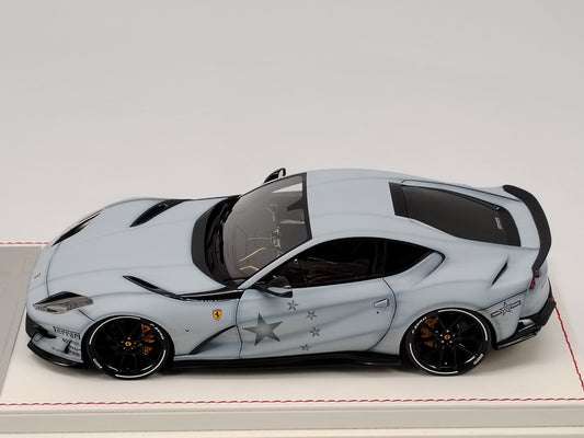 DG 1/18 Ferrari 812 Novitec Battle Grey Limited Edition Simulation Model Car