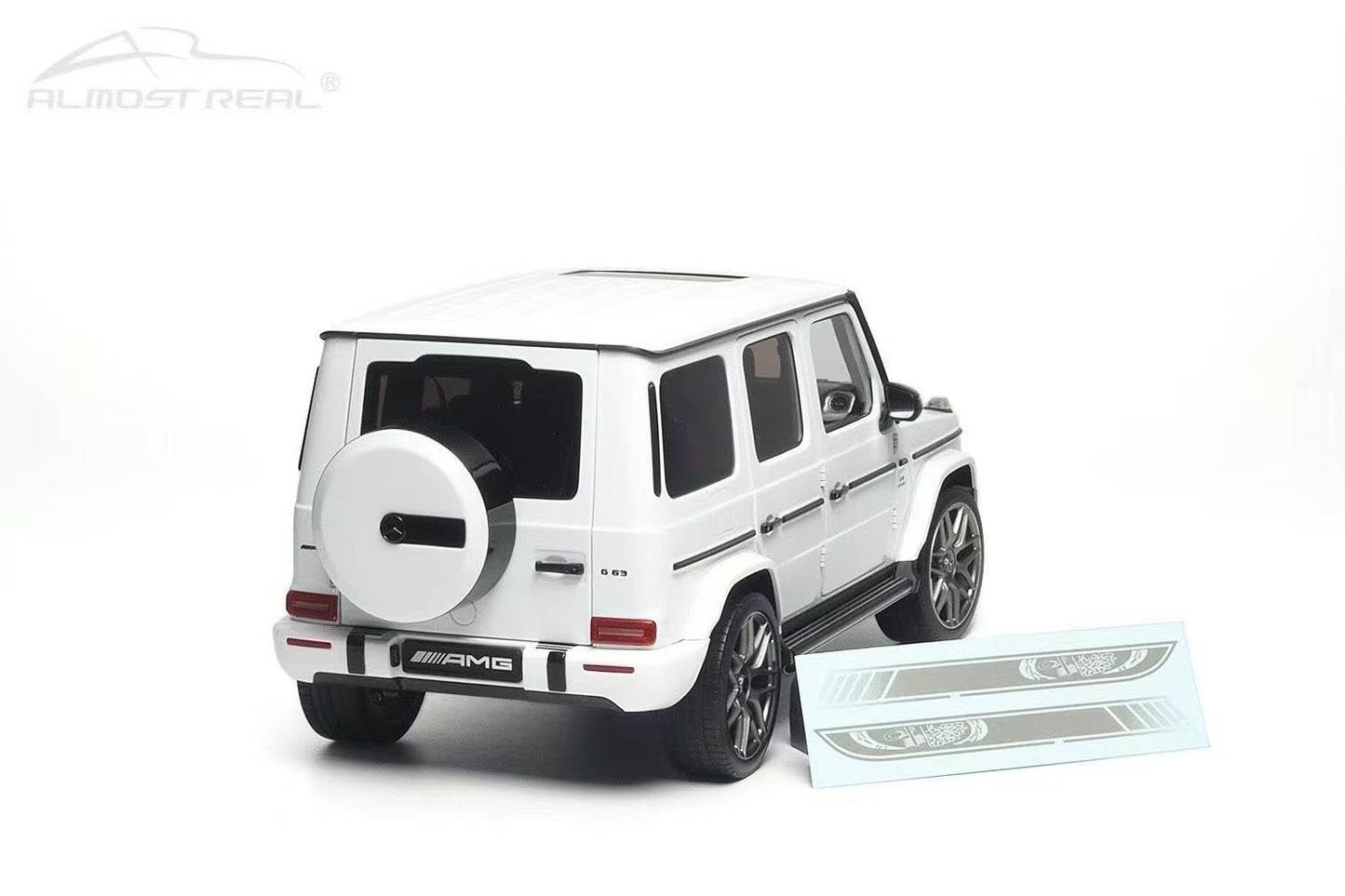 Almost Real 1/18 Mercedes-Benz G63 AMG 55th Anniversary 22 Simulated Car Models Collectible Ornaments