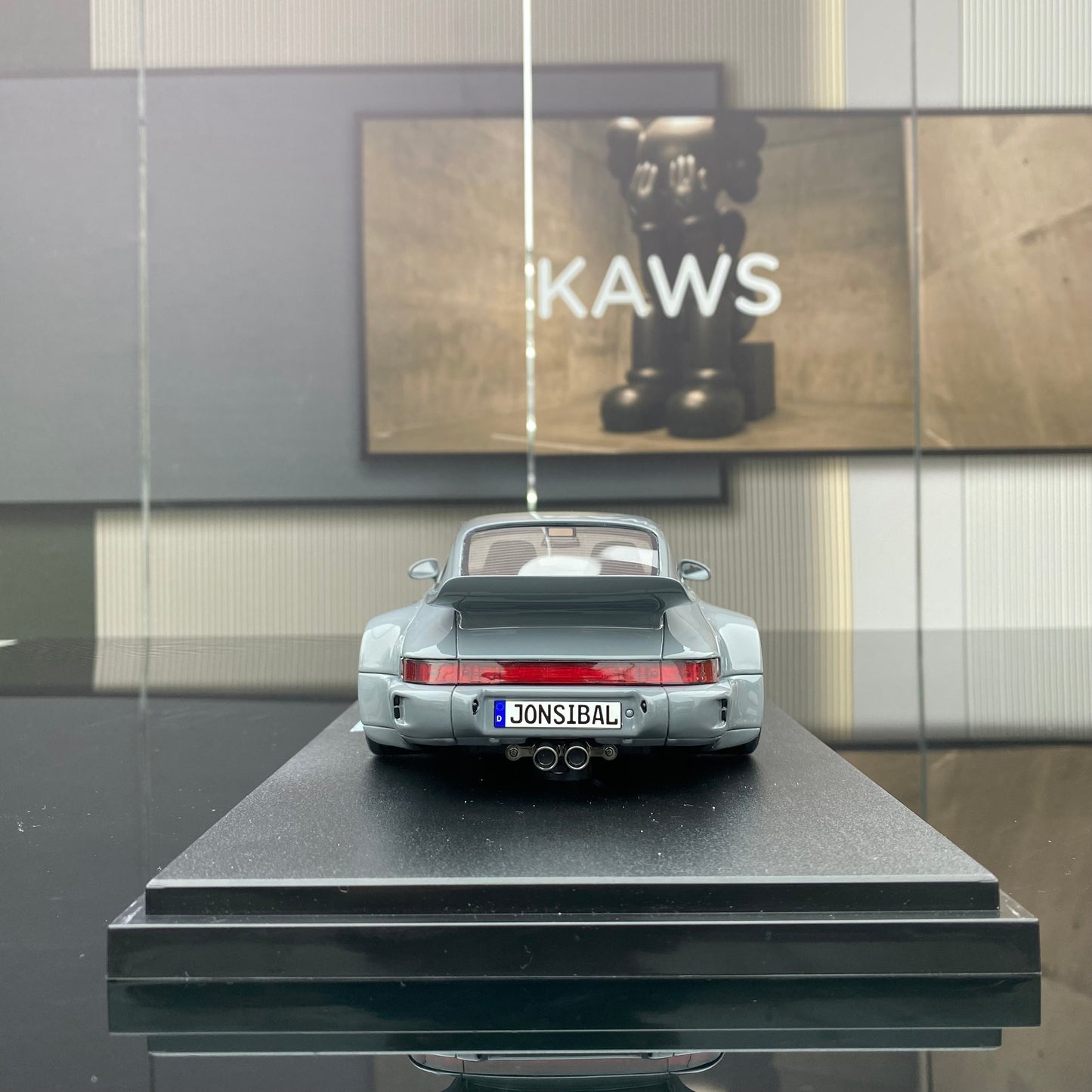 GT Spirit 1/18 Porsche JONSIBAL gray resin simulation car model
