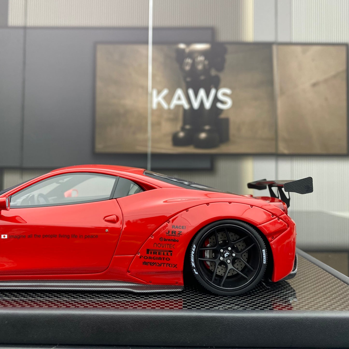 BBA CAR MODEL 1/18 Ferrari 458 GT simulation car model ornaments