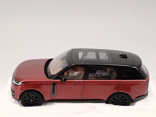 LCD 1/18 Land Rover 2 Range Rover SV Long Wheelbase Edition 2022 Red Alloy Model Car
