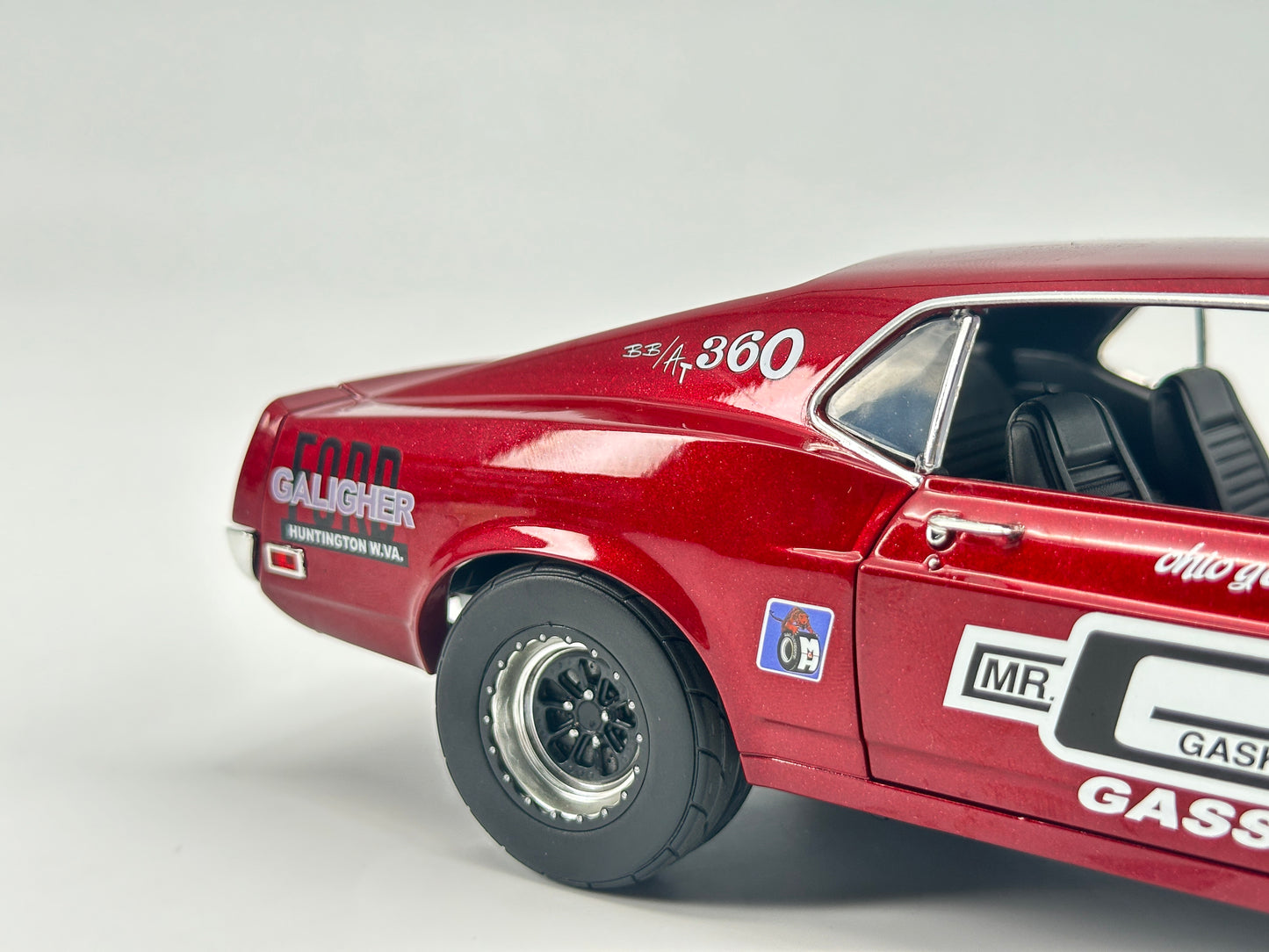 ACME 1/18 Ford Mustang BOSS 429 Red Paint Die Cast Car Model