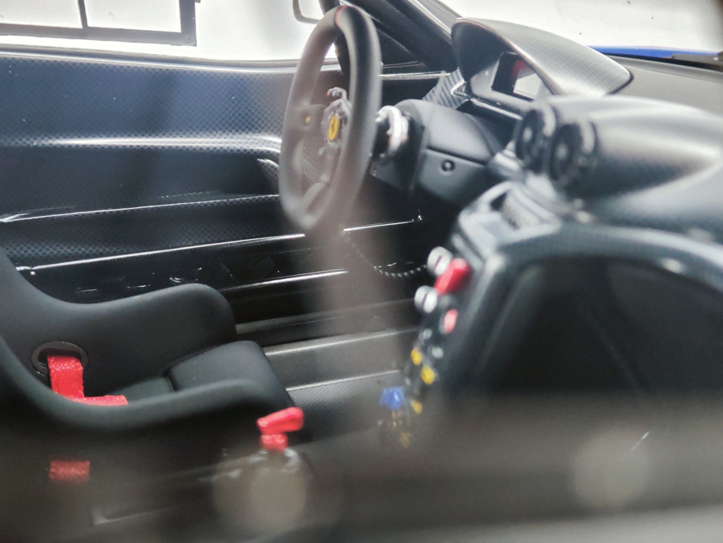 DG 1/18 Ferrari 599 XX EVO #70 Blue Simulation Car Model