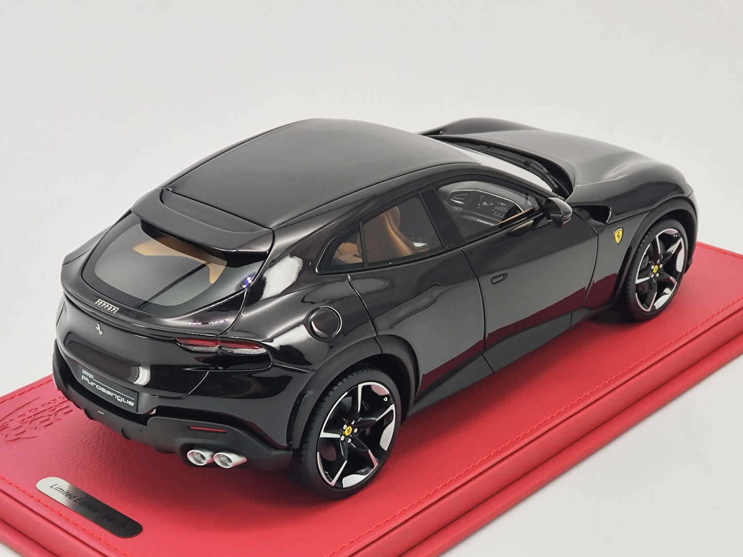BBR 1/18 Ferrari PUROSANGUE Black Simulation Model Car P18219CCH
