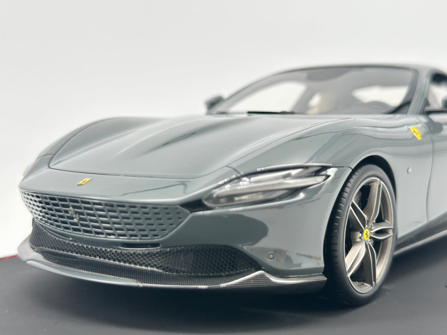BBR 1/18 Ferrari Roma Grey Resin Car Model Ornaments