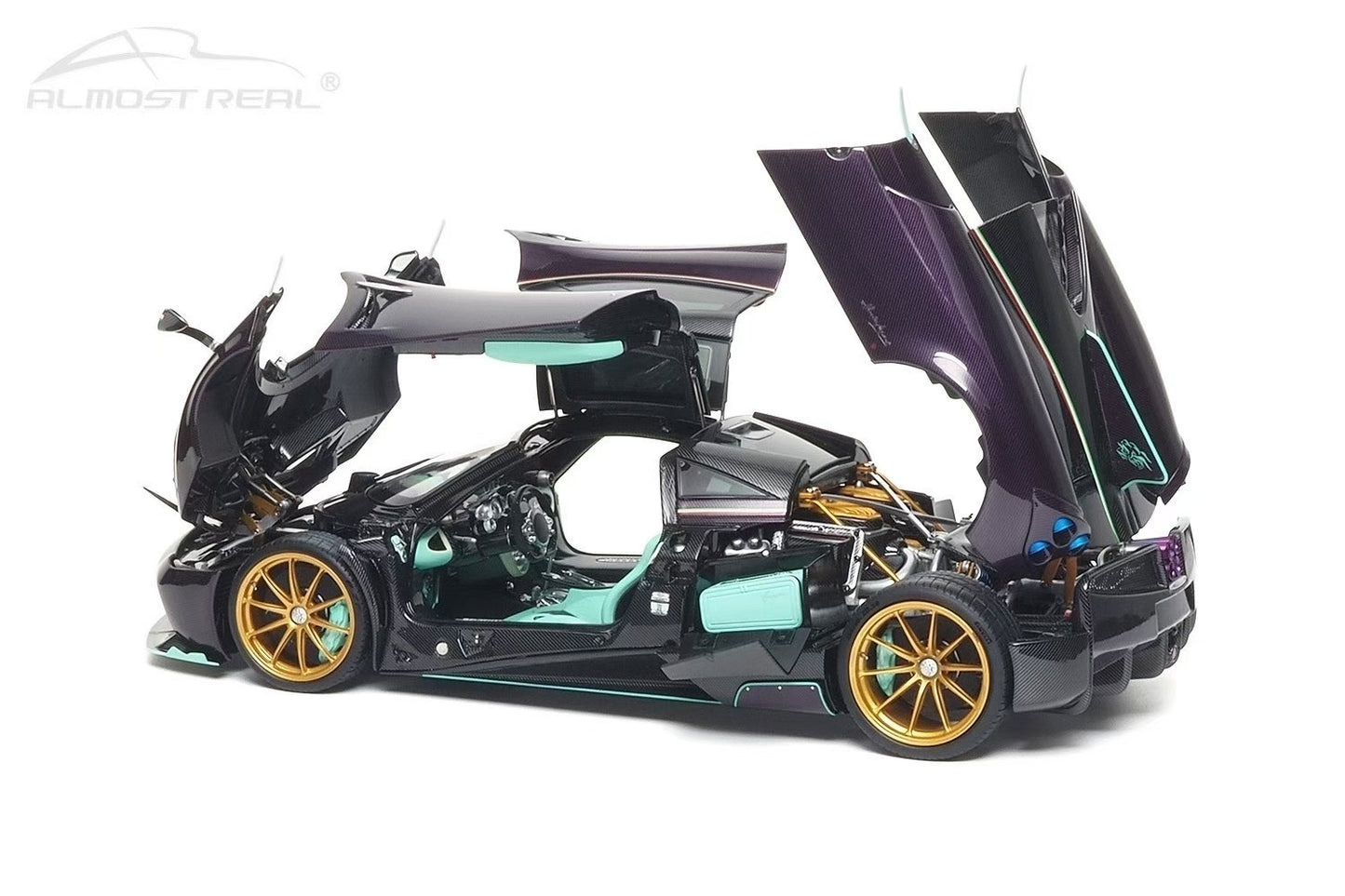 ALMOSTREAL 1/18 Pagani Dinastina Yazi Dragon Edition Diecast Model