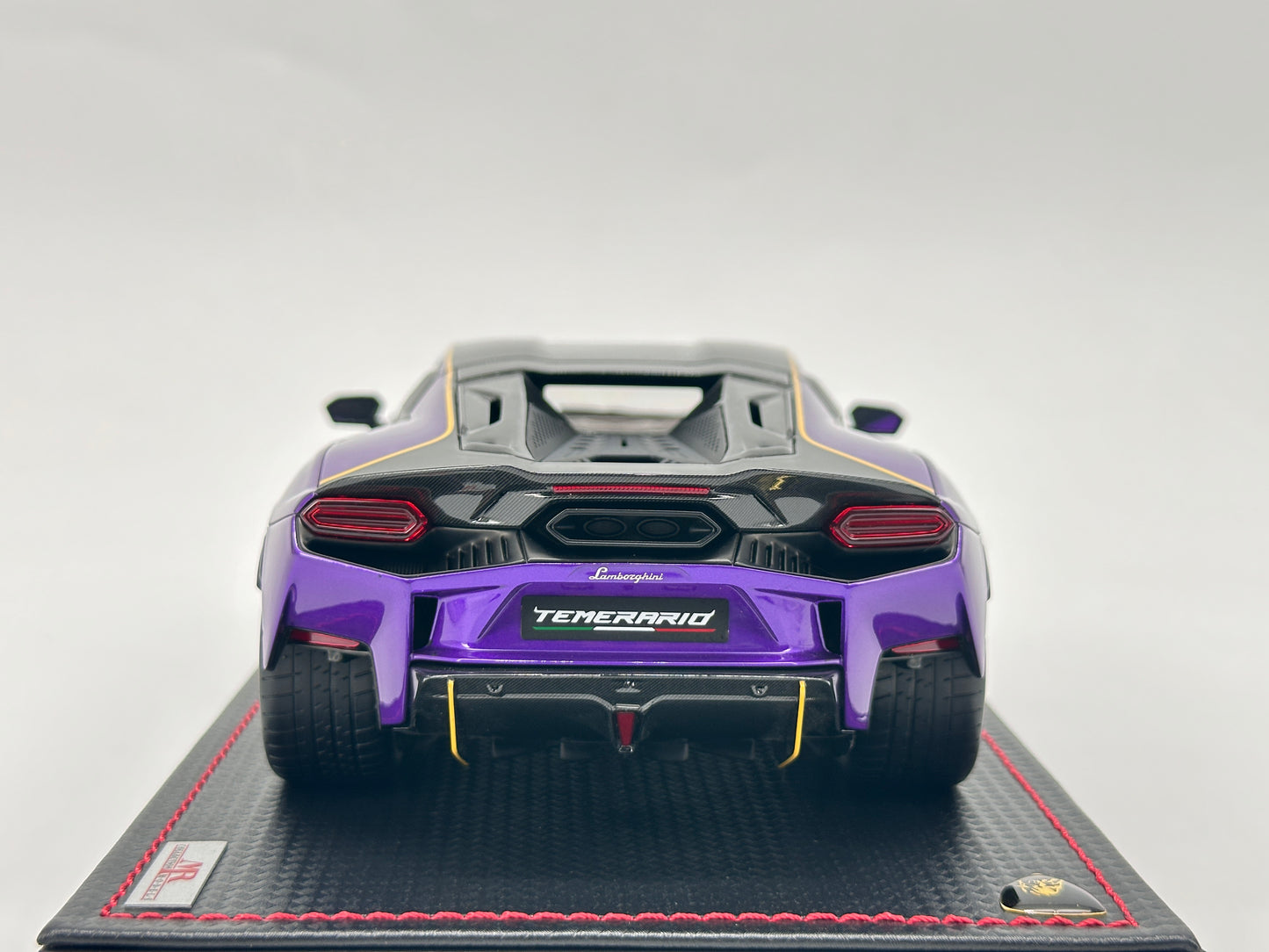 MR 1/18 Lamborghini New Calf Temerario AP Kit Version Parrot Purple Limited Model LAMBO062F