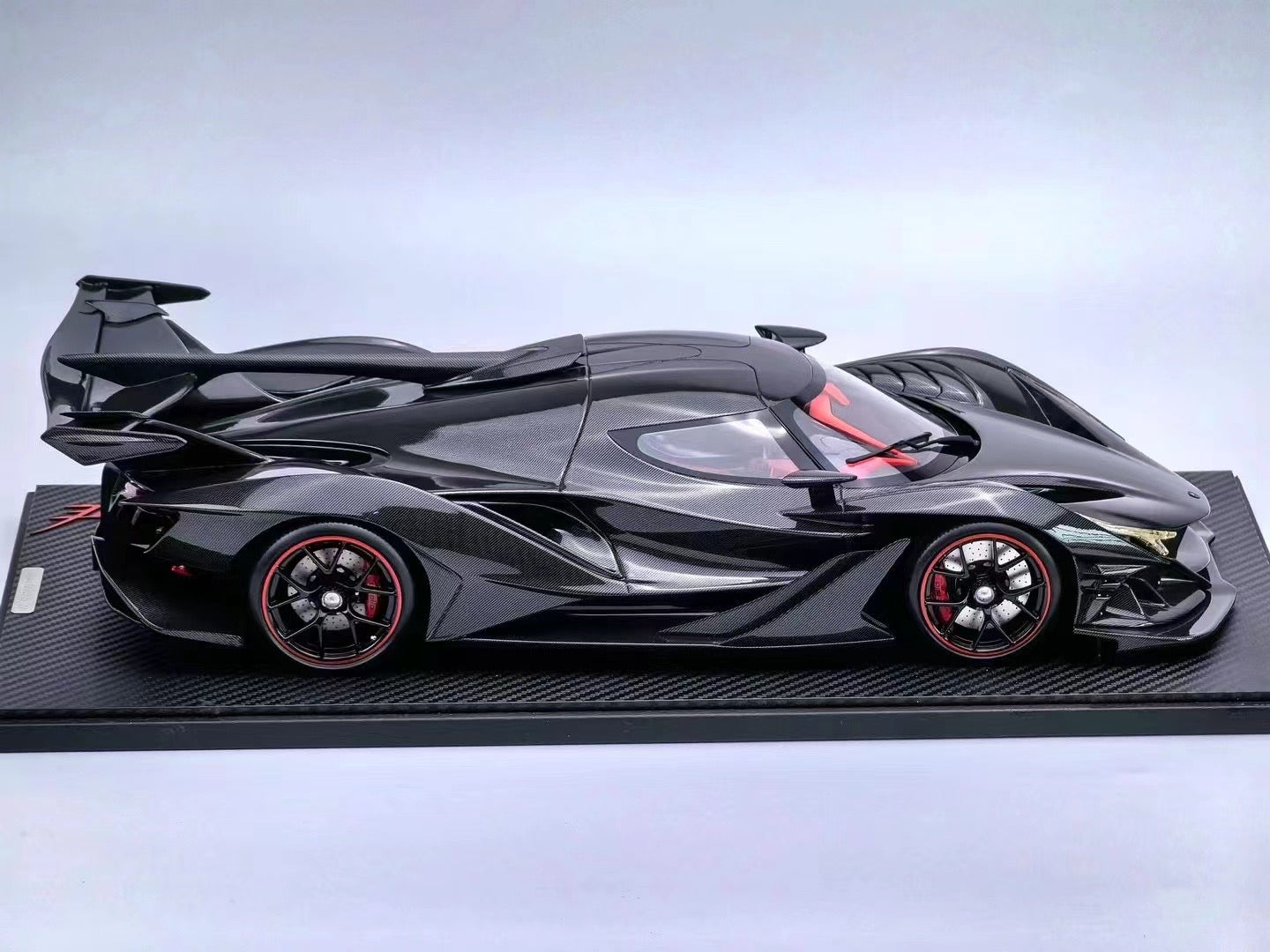 Peako 1/12 Apollo IE full carbon fiber color high-end simulation car model ornament gift