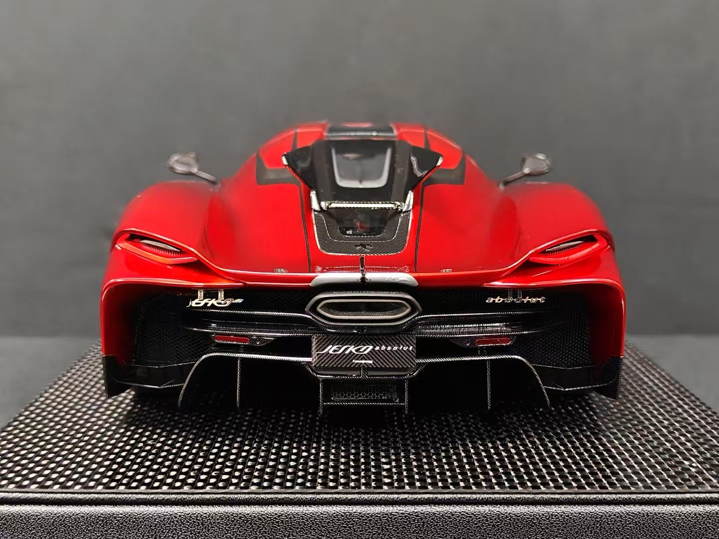 Frontiart 1/18 Koenigsegg Jesko Absolute Edition Apple Red Limited Edition Car Model Birthday Gift
