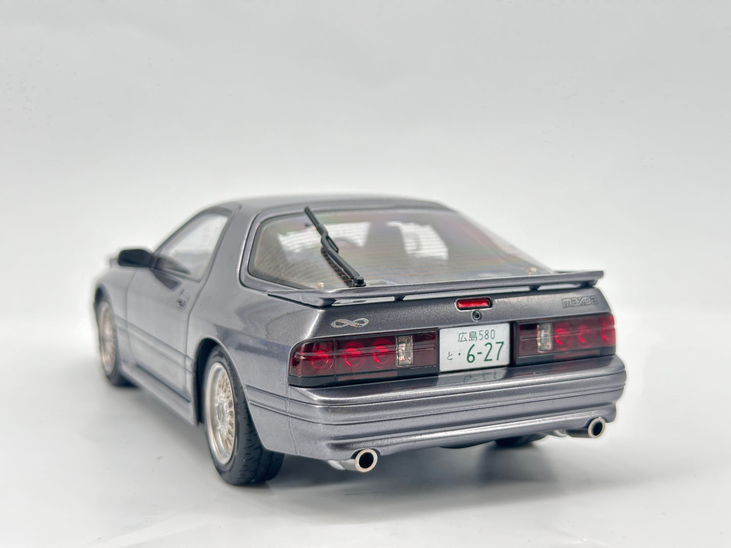 Whelart 1/18 Mazda RX7 HEC Exhibition Version, Gray, Alloy Car Model