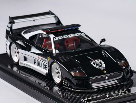 Vip Scale Models 1/18 Ferrari LB-F40 Need for Speed Police Car Painted Resin Model