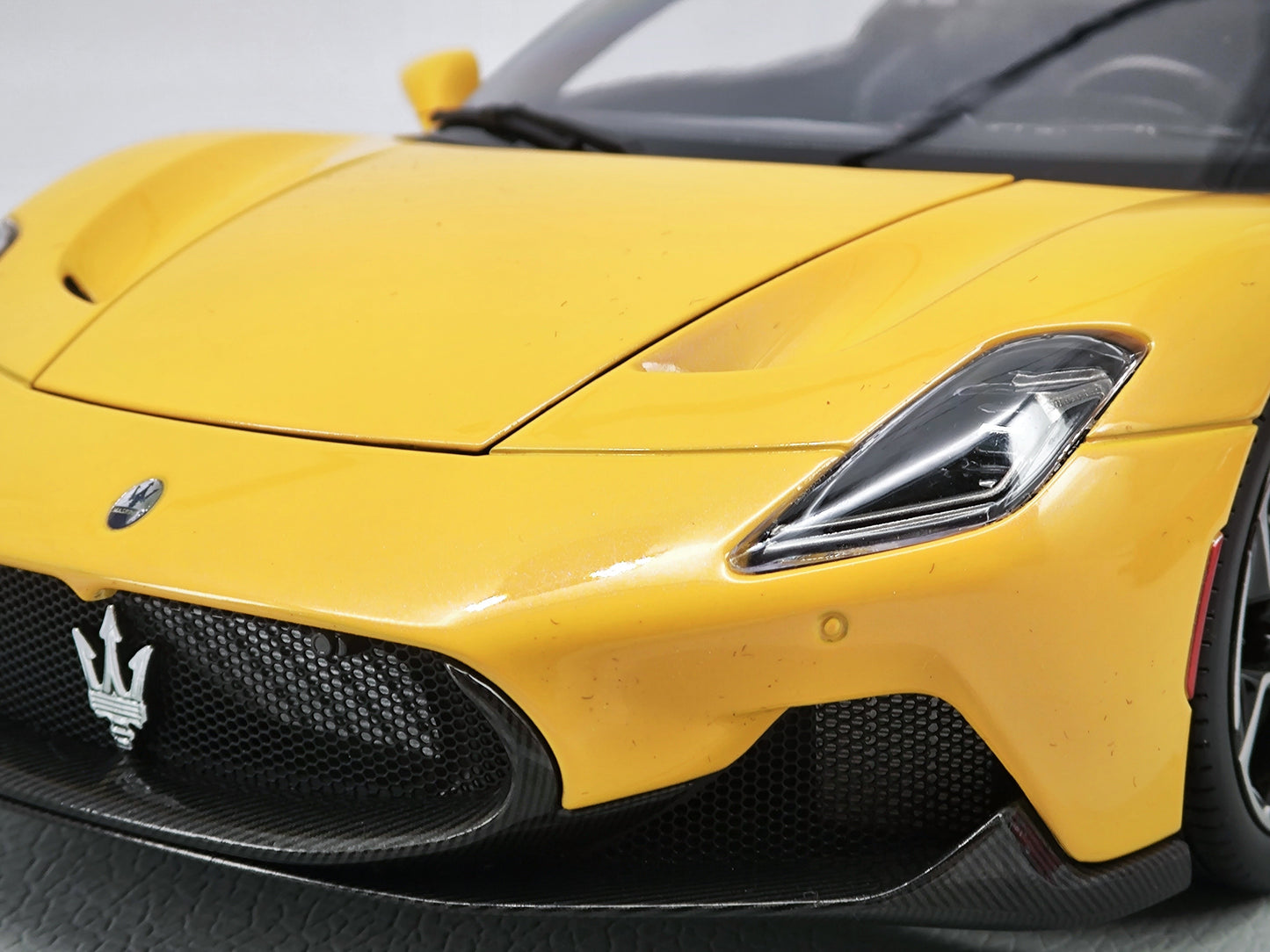 BBR 1/18 Maserati MC20 Yellow Alloy Car Model