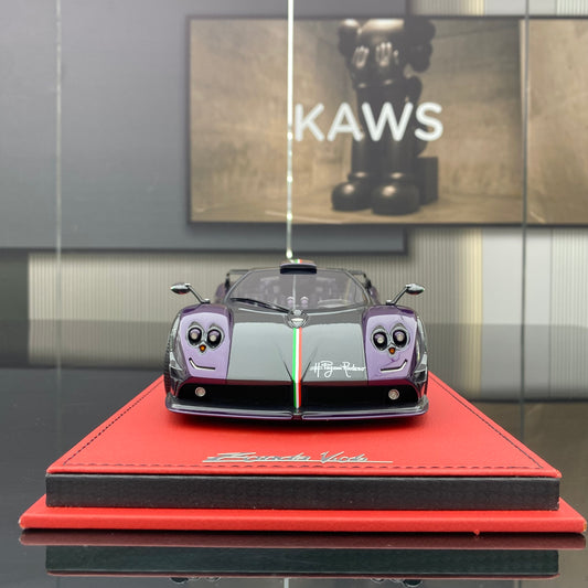 PEAKO 1/18 Pagani Zonda Viola(1 of1) Purple Limited Edition Car Model Ornament Gift