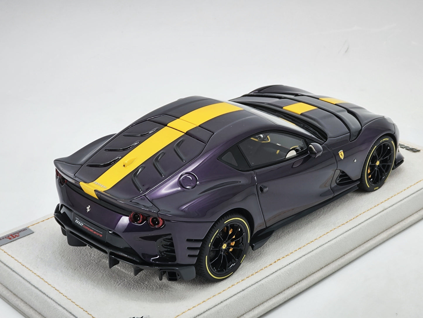 MR 1/18 Ferrari 812 Competizione Metallic Purple Limited Edition Model Car