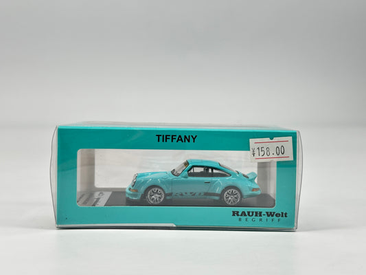 MODEL COLLECT 1/64 Porsche RWB930 Tiffany Blue Alloy Car Model MC014