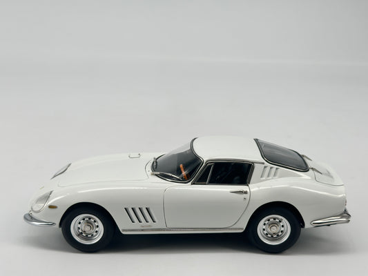 CMC 1/18 Ferrari 275 GTB White Alloy Full Open Car Model Ornaments