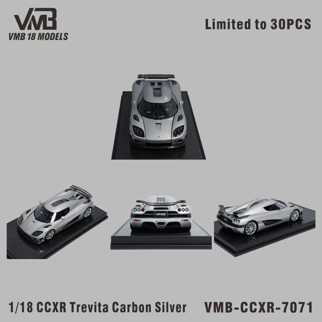 VMB 1/18 Koenigsegg CCXR Limited Edition Car Model