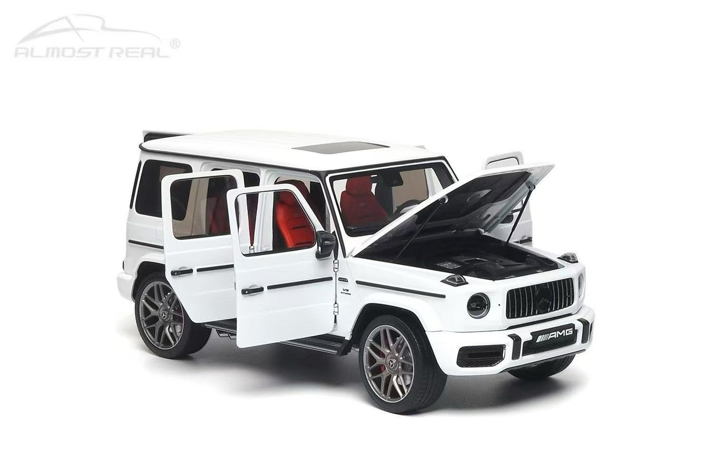 Almost Real 1/18 Mercedes-Benz G63 AMG 55th Anniversary 22 Simulated Car Models Collectible Ornaments