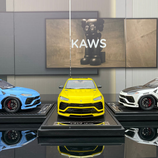 Modelos a escala Vip 1/18 Lamborghini URUS LBWK modelo de coche de resina de simulación de edición limitada