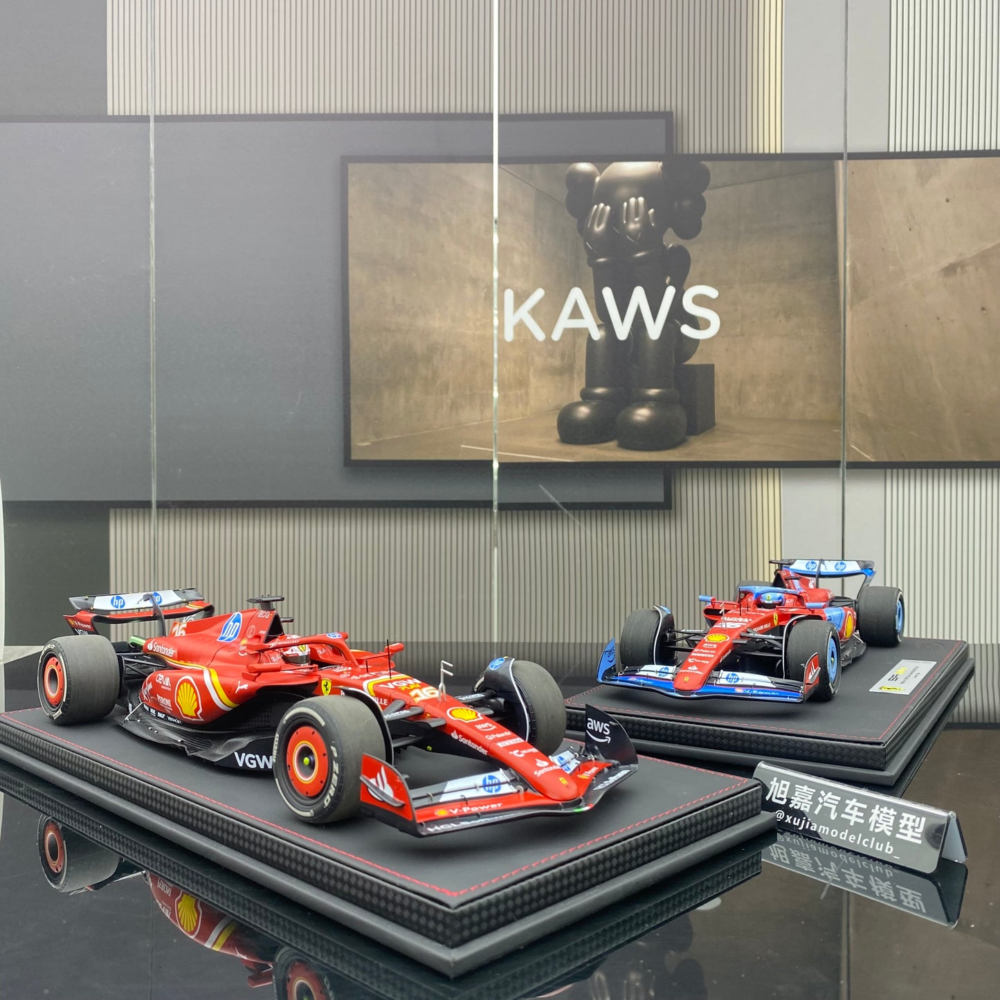 BBR1/18 Ferrari Miami #16 Charles Leclerc 3rd place racing car model