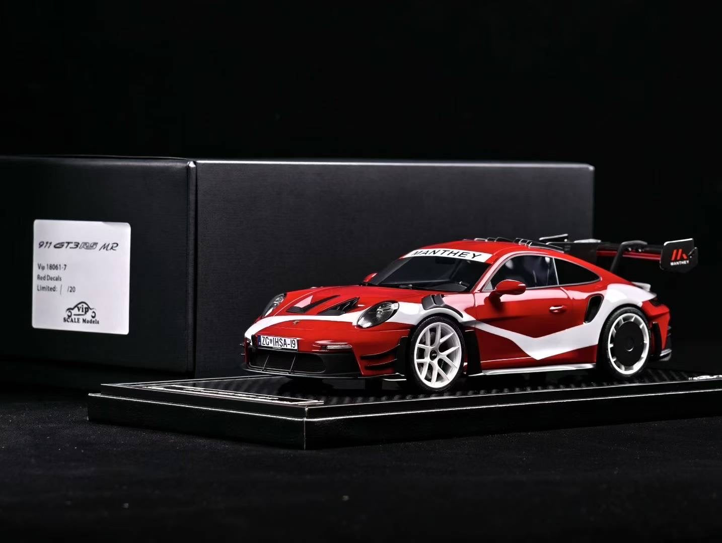 Vip Scale Models 1:18 Porsche 911 GT3 RS-Manthey Racing Modified Resin Model