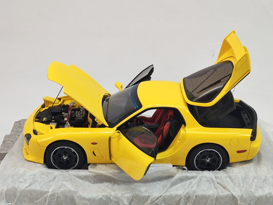 PM 1/18 Mazda RX7 FD3S Alloy Simulation Model Car