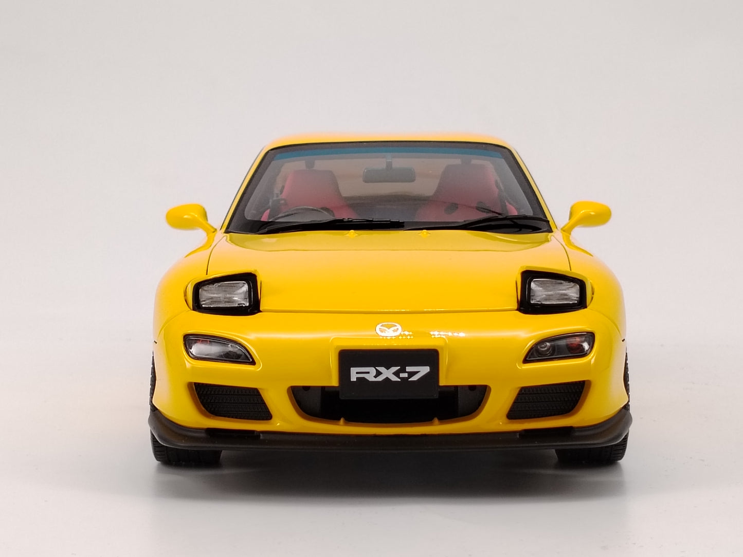 Polar Master 1/18 Mazda RX7 Yellow Alloy Car Model