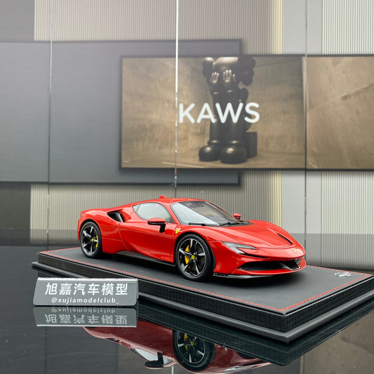 BBR 1/18 Ferrari SF90 Stradale Limited Edition Simulation Car Model Ornaments