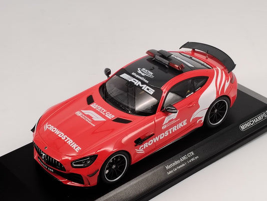 MINICHAMPS 1/18 Mercedes-Benz AMG GT-R F1 Safety Car 2021 Red Paint Alloy Car Model 155036095