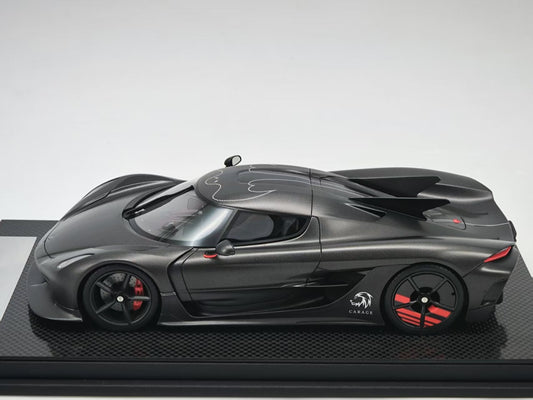 FA 1/18 Koenigsegg Jesko Absolut Carbon Black Resin Model Car