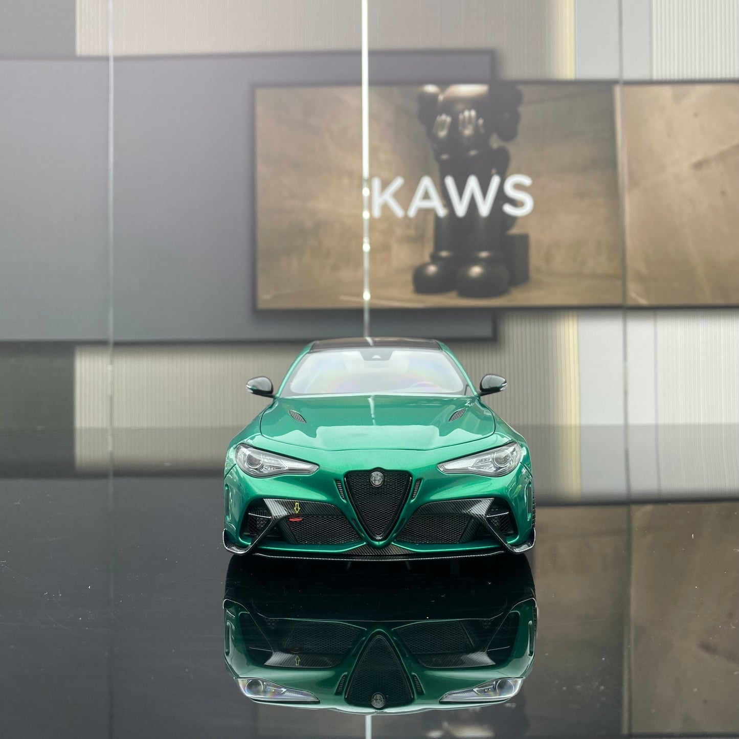 MOTORHELIX 1/18 MH Alfa Romeo Giulia GTAm alloy full car model ornaments